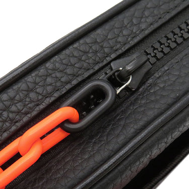 ルイヴィトン LOUIS VUITTON ポシェット ヴォルガ M53550 ノワール トリヨンレザー クラッチバッグ ブラック金具 黒 オレンジ セカンドバッグ