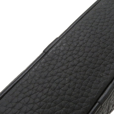 ルイヴィトン LOUIS VUITTON ポシェット ヴォルガ M53550 ノワール トリヨンレザー クラッチバッグ ブラック金具 黒 オレンジ セカンドバッグ