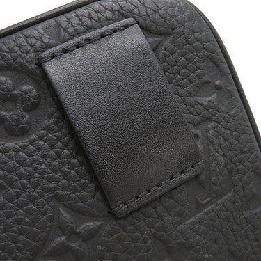 ルイヴィトン LOUIS VUITTON ポシェット ヴォルガ M53550 ノワール トリヨンレザー クラッチバッグ ブラック金具 黒 オレンジ セカンドバッグ