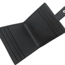 プラダ PRADA メタルロゴ 2MC063 NERO サフィアーノレザー 二つ折り財布 シルバー金具 黒 SAFFIANO BICOLO コンパクトウォレット