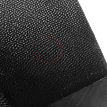 プラダ PRADA メタルロゴ 2MC063 NERO サフィアーノレザー 二つ折り財布 シルバー金具 黒 SAFFIANO BICOLO コンパクトウォレット