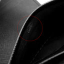 プラダ PRADA メタルロゴ 2MC063 NERO サフィアーノレザー 二つ折り財布 シルバー金具 黒 SAFFIANO BICOLO コンパクトウォレット