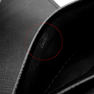 プラダ PRADA メタルロゴ 2MC063 NERO サフィアーノレザー 二つ折り財布 シルバー金具 黒 SAFFIANO BICOLO コンパクトウォレット