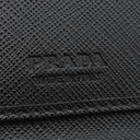 プラダ PRADA メタルロゴ 2MC063 NERO サフィアーノレザー 二つ折り財布 シルバー金具 黒 SAFFIANO BICOLO コンパクトウォレット