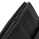 プラダ PRADA メタルロゴ 2MC063 NERO サフィアーノレザー 二つ折り財布 シルバー金具 黒 SAFFIANO BICOLO コンパクトウォレット