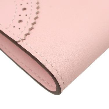 エルメス HERMES ケリーウォレット ギリーズ ロング ローズサクラ スイフト 長財布 シルバー金具