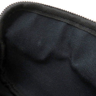 ロエベ LOEWE アナグラム ミニ カメラバッグ ブラック×グレー ジャガード カーフスキン ショルダーバッグ シルバー金具 黒