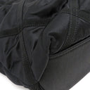 シャネル CHANEL マキシ ショッピング AS3152 ブラック ナイロン レザー グログラン 2WAYバッグ ゴールド金具 黒 チェーンショルダー