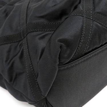 シャネル CHANEL マキシ ショッピング AS3152 ブラック ナイロン レザー グログラン 2WAYバッグ ゴールド金具 黒 チェーンショルダー