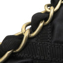 シャネル CHANEL マキシ ショッピング AS3152 ブラック ナイロン レザー グログラン 2WAYバッグ ゴールド金具 黒 チェーンショルダー