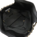 シャネル CHANEL マキシ ショッピング AS3152 ブラック ナイロン レザー グログラン 2WAYバッグ ゴールド金具 黒 チェーンショルダー