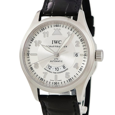 腕時計 IWC IWC フリーガー UTC スピットファイア IW325110 自動巻き メンズ ブラック パイロットウォッチ