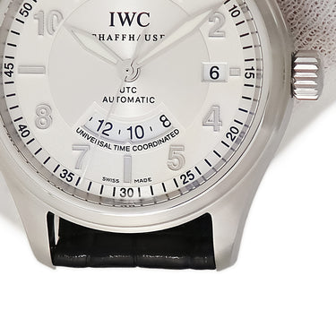 腕時計 IWC IWC フリーガー UTC スピットファイア IW325110 自動巻き メンズ ブラック パイロットウォッチ