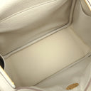 エルメス HERMES リンディ26 クレ トリヨンクレマンス 2WAYバッグ ゴールド金具 新品 未使用 白 新刻印