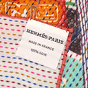 エルメス HERMES カレ70 ホワイト×ローズ×ヴェール シルク スカーフ 新品 未使用 【CHEVALOSCOPE NEON POINTILLE/シュヴァロスコープ ネオン ポワンティエ】