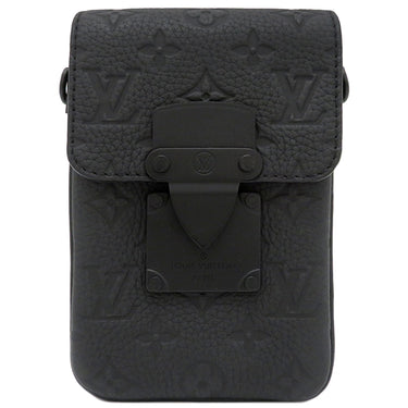ルイヴィトン LOUIS VUITTON Sロック ヴェルティカル ウェアラブル ウォレット M81524 ノワール トリヨンモノグラムレザー ショルダーバッグ マットブラック金具 斜め掛け 黒