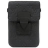 ルイヴィトン LOUIS VUITTON Sロック ヴェルティカル ウェアラブル ウォレット M81524 ノワール トリヨンモノグラムレザー ショルダーバッグ マットブラック金具 斜め掛け 黒