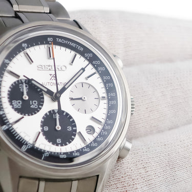 腕時計 セイコー SEIKO プロスペックス スピードタイマー SBEC005/8R48-00L0 自動巻き メンズ OH済 グレー 50周年記念 限定