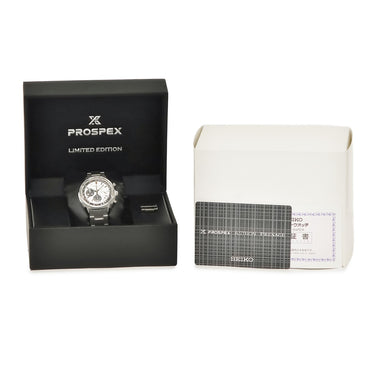 腕時計 セイコー SEIKO プロスペックス スピードタイマー SBEC005/8R48-00L0 自動巻き メンズ OH済 グレー 50周年記念 限定
