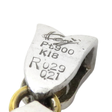 Kenji kiuchi 木内賢治 ルビー×ダイヤ  プラチナシルバー×イエローゴールド K18YG Pt900 ルビー ダイヤモンド ペンダントトップ 花モチーフ PT900×K18YG コンビ