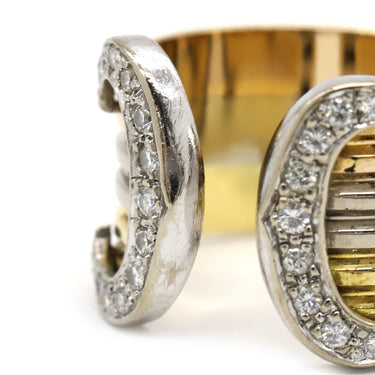 カルティエ Cartier 2C ドゥーブル LM CR47732100 3カラー K18YG K18WG K18PG ダイヤモンド #48(JP8) リング 指輪 750 8号