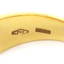 ブルガリ BVLGARI トロンケット イエローゴールド K18YG 色石 リング 指輪 紫 750 18金 8.5号