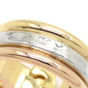 カルティエ Cartier 2Cリング ダイヤ イエローゴールドXピンクゴールドXホワイトゴールド K18PG K18YG K18WG #53(JP13) リング 指輪 ドゥーブルC スリーカラー 750 11号