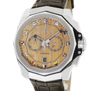 腕時計 コルム CORUM アドミラル AC-ONE 45 クロノ 01.0116 自動巻き メンズ OH済 12角形 茶 アドミラルズカップ ウッド 信号旗