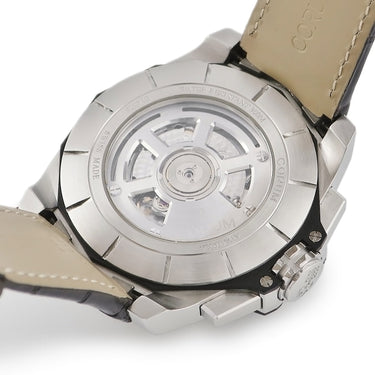 コルム CORUM アドミラル AC-ONE 45 クロノ 01.0116 自動巻き メンズ OH済 12角形 茶 アドミラルズカップ ウッド 信号旗