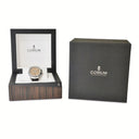 コルム CORUM アドミラル AC-ONE 45 クロノ 01.0116 自動巻き メンズ OH済 12角形 茶 アドミラルズカップ ウッド 信号旗