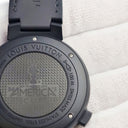腕時計 ルイヴィトン LOUIS VUITTON タンブール クロノグラフ アメリカズカップ2013記念限定 Q101A クオーツ メンズ OH済 黒 赤 デイト