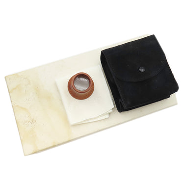 カルティエ Cartier 時計ケース ジュエリーケース ブラウン ウッド 小物 ゴールド金具 ルーペ付き 茶 ウッド ウォッチ BOX 木箱