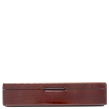 カルティエ Cartier 時計ケース ジュエリーケース ブラウン ウッド 小物 ゴールド金具 ルーペ付き 茶 ウッド ウォッチ BOX 木箱