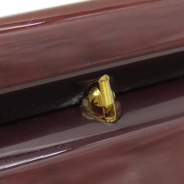 カルティエ Cartier 時計ケース ジュエリーケース ブラウン ウッド 小物 ゴールド金具 ルーペ付き 茶 ウッド ウォッチ BOX 木箱