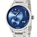 腕時計 グラスヒュッテ オリジナル GLASHUTTE ORIGINAL パノリザーブ 1-65-01-26-12-71 手巻き メンズ OH済 ダークブルー