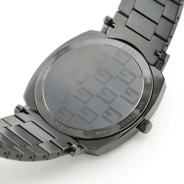 腕時計 グッチ GUCCI グリップ ウォッチ 157.3 YA157429 クオーツ メンズ ブラック インターロッキングG