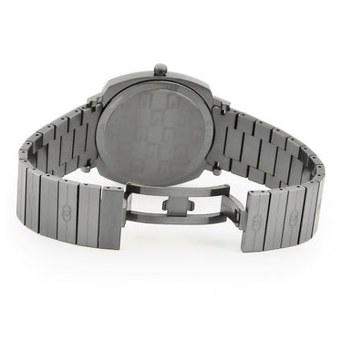 腕時計 グッチ GUCCI グリップ ウォッチ 157.3 YA157429 クオーツ メンズ ブラック インターロッキングG