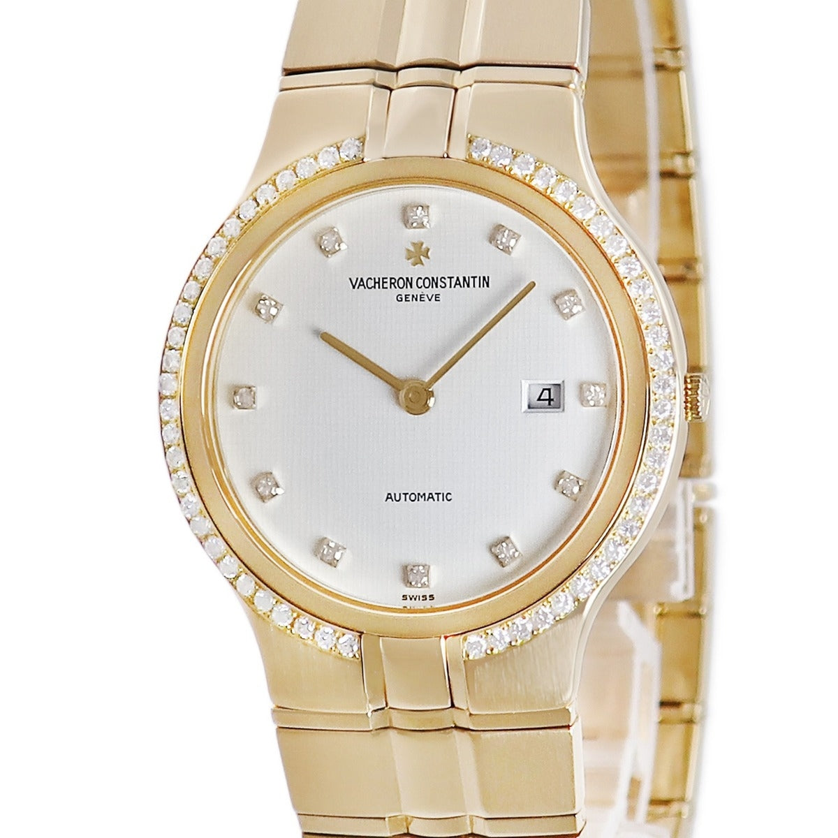 ヴァシュロン コンスタンタン K18WG 18金 手巻き 時計 レディース 金無垢 ベゼルダイヤ ラピスラズリ文字盤 ダイヤモンド ヴァシュロン・コンスタンタン VACHERON CONSTANTIN K18WG cal.K1014