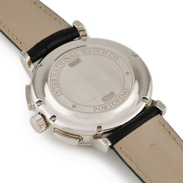 腕時計 IWC IWC ポートフィノ クロノグラフ IW378301 自動巻き メンズ OH済 K18WG無垢 グレー デイデイト