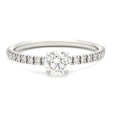 カルティエ Cartier エタンセル ドゥ カルティエ ソリテールリング ハーフエタニティ CRN4744300 プラチナシルバー Pt950 ダイヤモンド #49(JP9) リング 指輪 1P 9号
