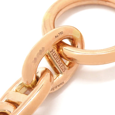 エルメス HERMES シェーヌダンクル PM  ピンクゴールド K18PG ブレスレット 18コマ AU750 PG RG