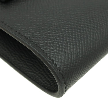 エルメス HERMES ケリーウォレット ロング トゥーゴー ブラック ヴォーエプソン 長財布 シルバー金具 新品 未使用 黒 ショルダー 新刻印