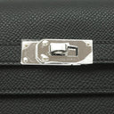 エルメス HERMES ケリーウォレット ロング トゥーゴー ブラック ヴォーエプソン 長財布 シルバー金具 新品 未使用 黒 ショルダー 新刻印