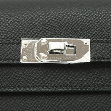 エルメス HERMES ケリーウォレット ロング トゥーゴー ブラック ヴォーエプソン 長財布 シルバー金具 新品 未使用 黒 ショルダー 新刻印