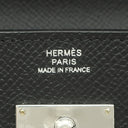 エルメス HERMES ケリーウォレット ロング トゥーゴー ブラック ヴォーエプソン 長財布 シルバー金具 新品 未使用 黒 ショルダー 新刻印