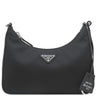 プラダ PRADA Re-Edition 2005 Re-Nylon バッグ 1BH204 ブラック ナイロン 2WAYバッグ シルバー金具 黒 三角ロゴプレート