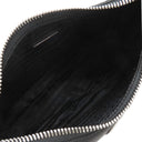 プラダ PRADA Re-Edition 2005 Re-Nylon バッグ 1BH204 ブラック ナイロン 2WAYバッグ シルバー金具 黒 三角ロゴプレート