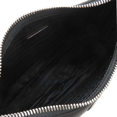 プラダ PRADA Re-Edition 2005 Re-Nylon バッグ 1BH204 ブラック ナイロン 2WAYバッグ シルバー金具 黒 三角ロゴプレート