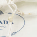 プラダ PRADA カナパ ミニ トートバッグ ブラック キャンバス 2WAYバッグ ゴールド金具 黒 青 三角ロゴプレート ハンドバッグ ショルダー