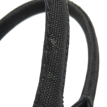 プラダ PRADA カナパ ミニ トートバッグ ブラック キャンバス 2WAYバッグ ゴールド金具 黒 青 三角ロゴプレート ハンドバッグ ショルダー